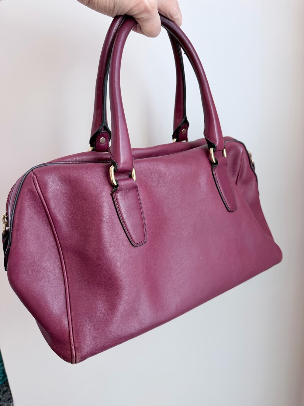 COACH Legacy Haley Leather Satchel 23574 - Picture 13 of 16